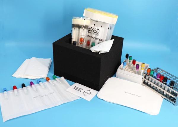 Buy cheap 9.75" Biomedical Waste 95kPa Specimen Transport Bag Continuous Seal from wholesalers