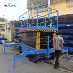 660lbs Motorized Scissor Lift Table Steel Electric Platform Lift Table
