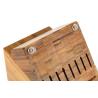 Buy cheap Customized LOGO Kitchen Knife Wooden Block No Plastic No Petrochemicals from wholesalers