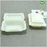 Buy cheap 7x5 Inch Biodegradable Bioplastic Hinged food boxes,natural plants eco-friendly material Compostable Food Containers from wholesalers