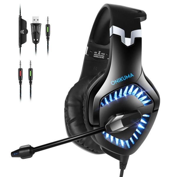 Buy cheap ABS PC DC5V Wired Stereo Gaming Headset Onikuma K1 PRO 2.2m Wire from wholesalers