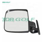 Durable Golf Cart Side Mirrors Universal Mount With Turn Signal 0.9kg Weight