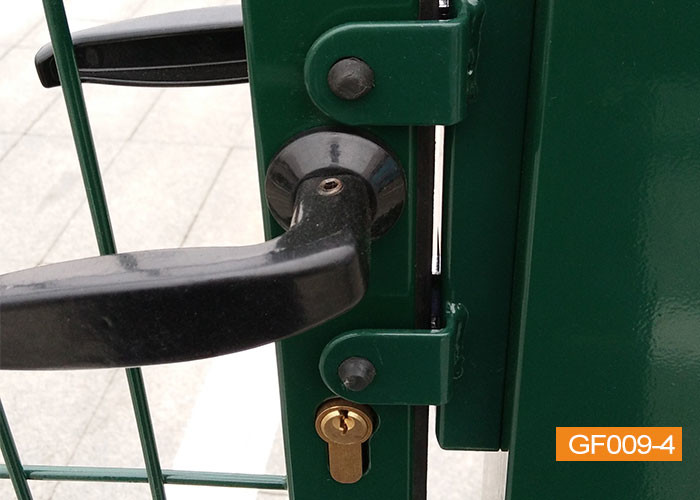 H1m Powder Coated Wrought Iron Garden Fence