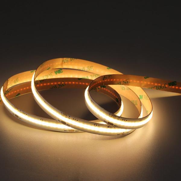 Buy cheap 50000 Hours Working Lifetime CCT DC12V24V 8mm 10mm 576Leds 3000K-6500K Flexible COB Led Strip Light from wholesalers