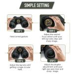 Extra Low Dispersion ED Binoculars IPX7 Waterproof BaK4 Prism For Stargazing