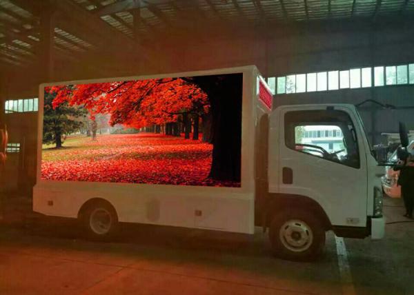 Buy cheap High Resolution P5 LED Truck Display Large Digital Billboard Mobile Panel SMD3528 from wholesalers