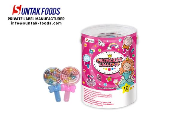 Buy cheap Lovely princess Lollipop shape jelly bean candy for little girl from wholesalers