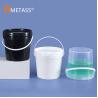 Buy cheap 2L PP Polypropylene Plastic Popcorn Bucket Food Storage Buckets With Lids from wholesalers