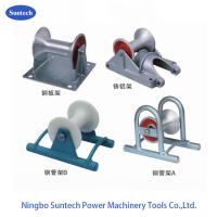 Buy cheap Galvanized Aluminum Roller Underground Tools Straight Line Cable Roller product