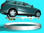 Remote Control Electric Car Turntable 360 Degree Car Show Rotating Platform