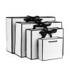 Buy cheap Custom Printing Paper Gift Bags White Cardboard Shopping Bag For Shoes Clothing from wholesalers