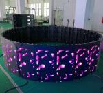 Die Casting Cabinet 500X500mm Arc Lock P4.81 Curved LED Screen