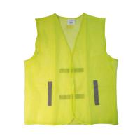 Buy cheap Economical 60 Gram Safety Vest Net Light Yellow Mesh Safety Vest product