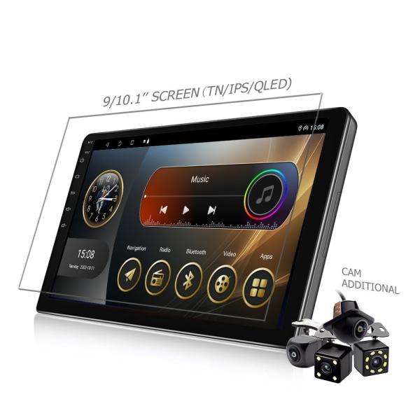 Buy cheap 9" Android11 QLED 2DIN Car Radio 4core 2 32GB AM/FM RDS 360 Camera and Carplay Player from wholesalers