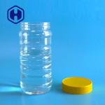 Air Tight Tall Round Screw Top PET Plastic Jar 167mm Height
