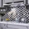 Buy cheap Black And White Marble Stone Mosaic Tile For Wall Kitchen Backsplash Wear Resistant from wholesalers