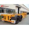 Buy cheap WM265 Yellow Skeletal Used Semi 20 Ft Skeleton Container Chassis Trailer from wholesalers
