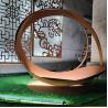 Buy cheap Rustic Art Design Corten Metal H 1500mm Sculpture Yard Art from wholesalers