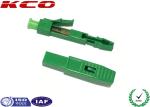 Home Fiber Optic Cable Lc Connector Quick Assembly Single Mode Green Color