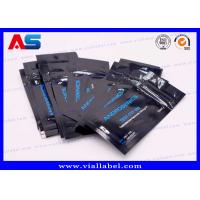 Buy cheap Black Printing Aluminum Foil Pouch For 10ml Vial Androgenics Test Cyp 10ml product