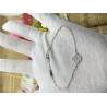Buy cheap 18k White Gold Sweet Alhambra Bracelet , Gold Chain Bracelets For Ladies from wholesalers