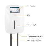 Wall-mounted Fast Ev Charging Stations 7kw 11kw 22kw Smart Ev Charger 32a Type 2