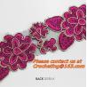 Buy cheap Lace Collar Applique Neckline Lace Crochet Flower Motif Patchwork Sewing Access from wholesalers
