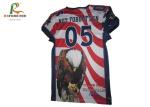 Outdoor Sports Polyester Soccer Jerseys , Custom Team Jerseys With Name / Number