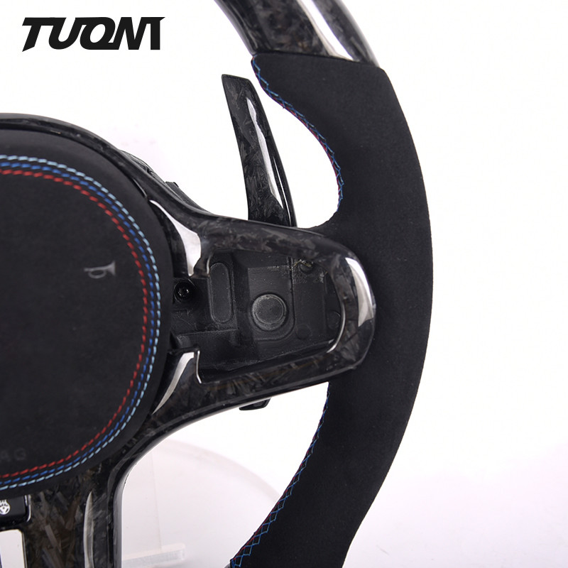 LED Forged Carbon Fiber Bmw G20 G30 X3 X5 Steering Wheel Alcantara Auto Parts