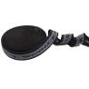 Buy cheap Black 2.5cm Anti Slip Webbing Fitness Silicone Elastic Gripper Tape from wholesalers
