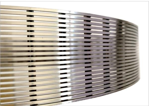 Buy cheap Mine Sieve Stainless Steel Wedge Wire Screen W6M V Shape Hole from wholesalers