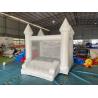 Buy cheap Moonwalk Commercial Inflatable White Bounce House Jumping Bouncy Castle Small Slide from wholesalers