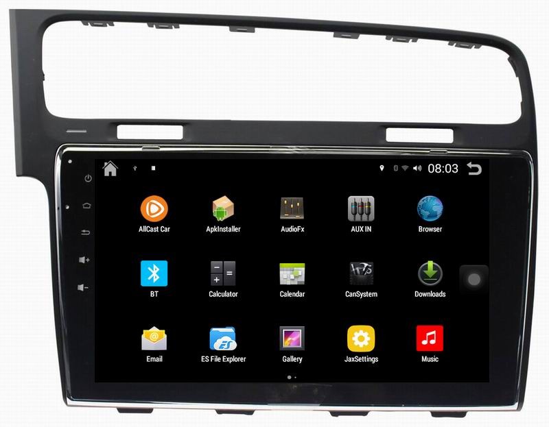 Ouchuangbo car radio stereo dvd Volkswagen Golf 7 with 3g wifi usb big screen android 4.4 system