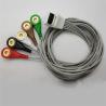 Buy cheap Compatible 10 Pin Holter ECG Cable Snap Trunk 5mm Lead 2mm Mortara H3 from wholesalers