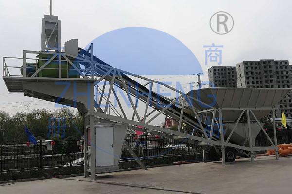 1000L Portable Cement Plant, Fixed Precast YHZS50 Mobile Ready Mix Concrete