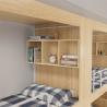 Buy cheap Modern Bunk Bed For Youth Hostel With Easy Assembly Guidelines from wholesalers