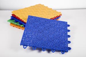 China Portable Interlocking Sports Flooring , Fitness Floor Mats Interlocking on sale