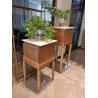 Buy cheap ISO9001 Standard Hotel Lobby Furniture Solid Wood Console Table 550*550*750mm from wholesalers