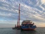 Offshore Bottom Feed Vibroflot Construction For Harbor Basin 200000 Ton Channel