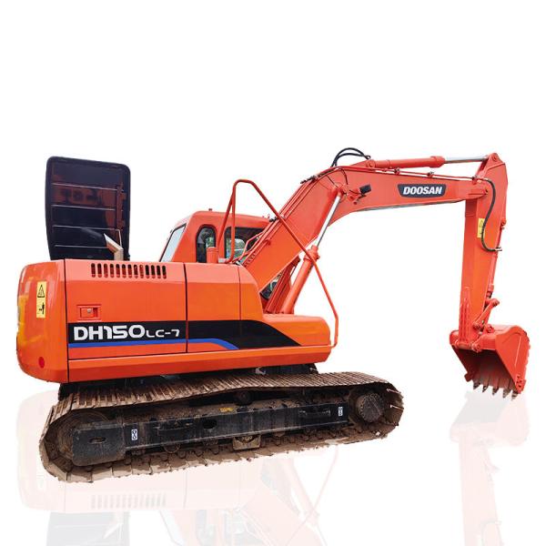 Buy cheap Used Doosan DH150-7 Excavator 0.75m3 Bucket Capacity 15 Tonnage Weight from wholesalers
