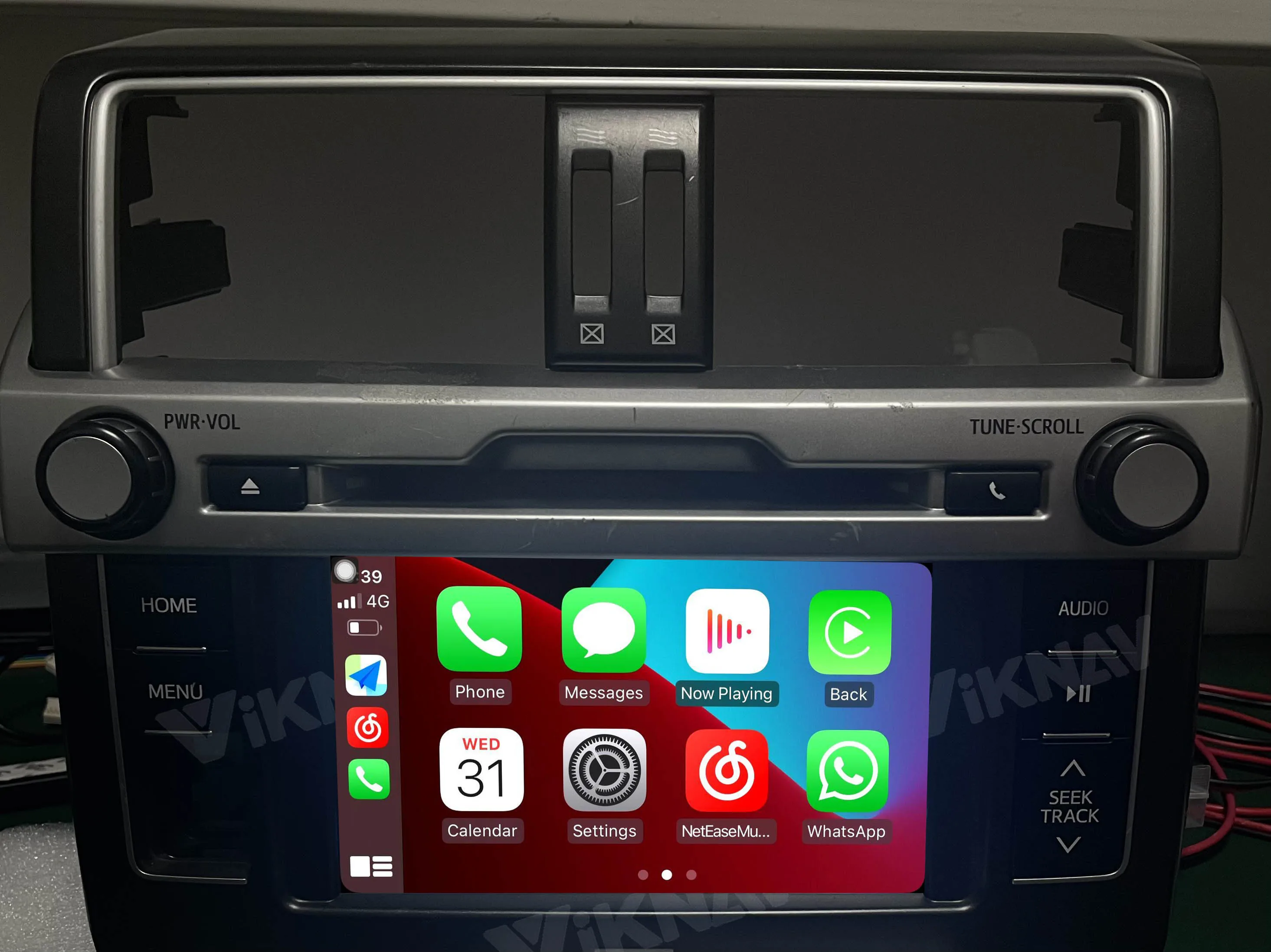 Viknav Linux System OEM Car For Toyota Prado Panasonic 2014-2017 Upgrade Decoder Box MuItimedia Wireless