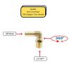 Buy cheap 1/4 Npt 3/8 Barb 90 Degree Elbow Swivel Pipe Male Fitting Adapter from wholesalers