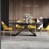 Buy cheap Carbon Steel Leg Marble Stone Top Dining Tables For Bedroom from wholesalers