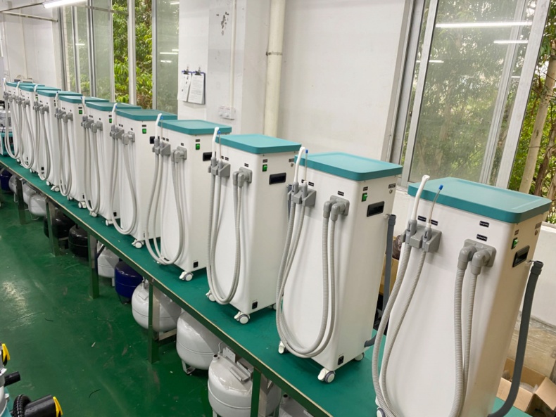 Portable Dental Vacuum Suction Unit 400W Mobile Suction Device Aspirator 800L Per Min Dental Suction Unit