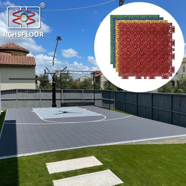Buy cheap 304.8mm*304.8mm Tennis Court Tiles Outdoor PP Basketball Court Flooring from wholesalers
