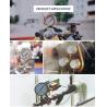Buy cheap axial natural gas 2" dual scale pressure manometer from wholesalers
