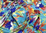 Mini Floral Printed Bikini Fabric Material , 180gsm Lycra Bathing Suit Fabric