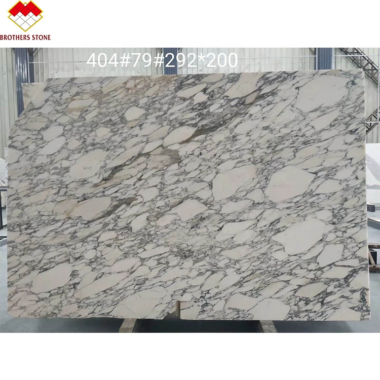 Statuario Venato Marble Italy White Marble Arabescato Marble Stone for Vanity Top