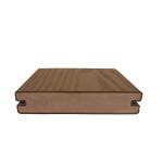 Outdoor PVC WPC Wood Plastic Composite Decking Flooring with Grooved Nonskid