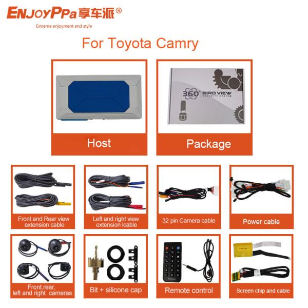 Buy cheap Waterproof Car Cctv System With 4 Cameras For Toyota Camry Surrounding View from wholesalers